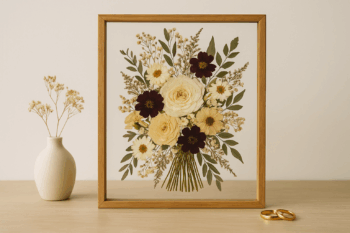 Bouquet da sposa? Ora si trasforma in un ricordo d’arte per sempre